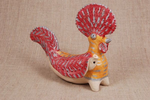 Романовская глиняная игрушка романушка