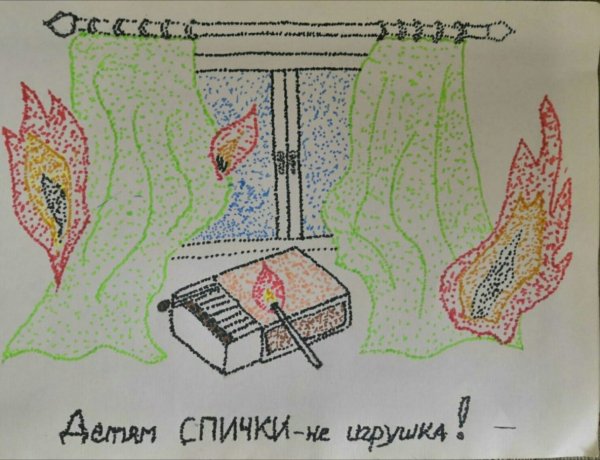 Спички детям не игрушка рисунки