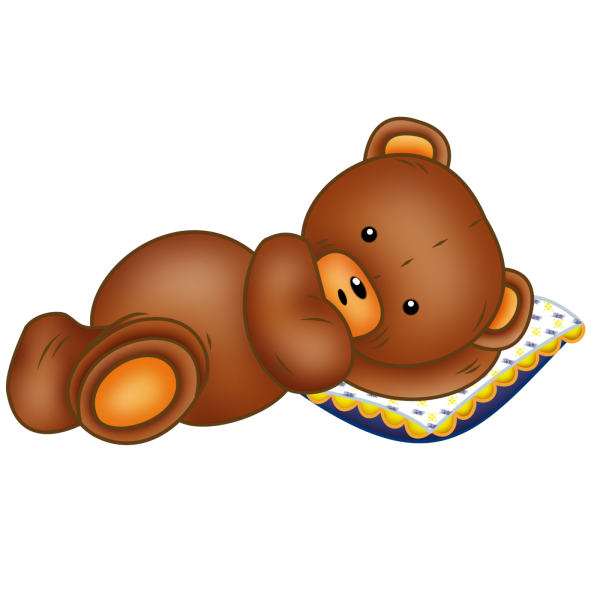 Мишка на прозрачном фоне