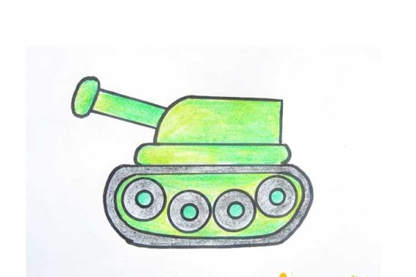 Танк для рисования детям