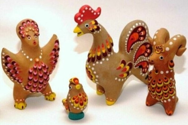 Тверская Торжокская глиняная игрушка