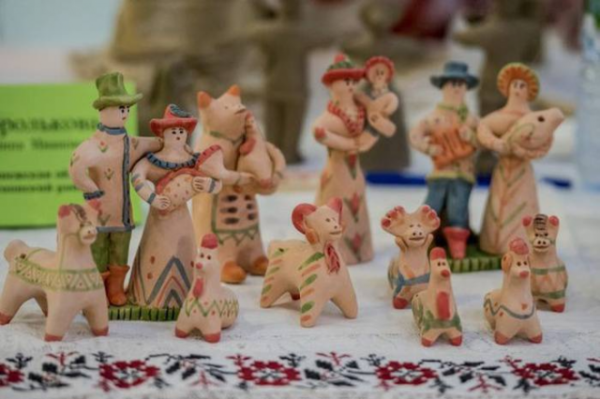Старооскольская глиняная игрушка Мельников