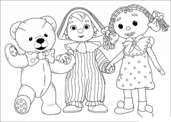 Кукла игрушка раскраска