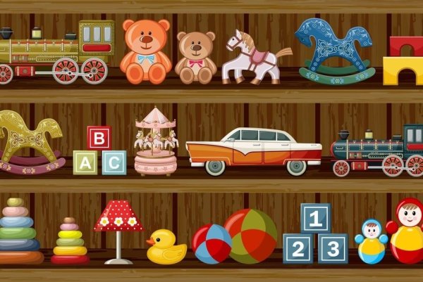 Витрина магазина игрушек аппликация
