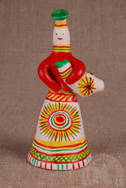 Филимоновская игрушка барышня