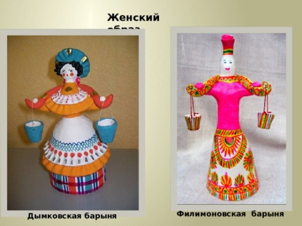 Филимоновская и Дымковская Барыня