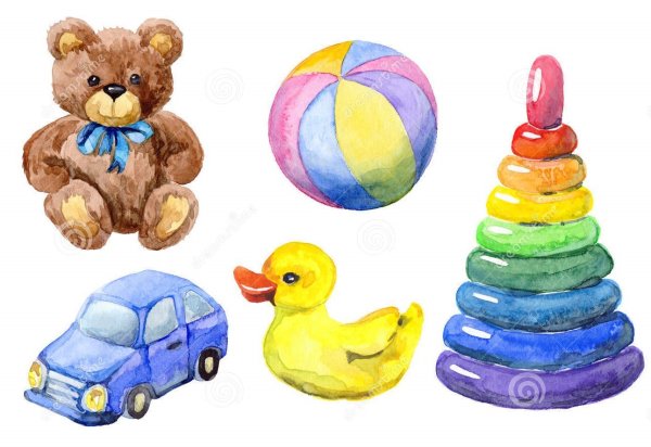 Рисунки цветной игрушки (46 фото)