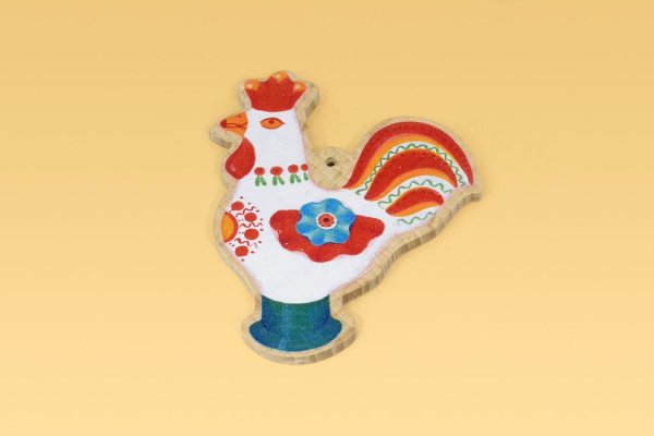 Дымковская игрушка петух для росписи для детей