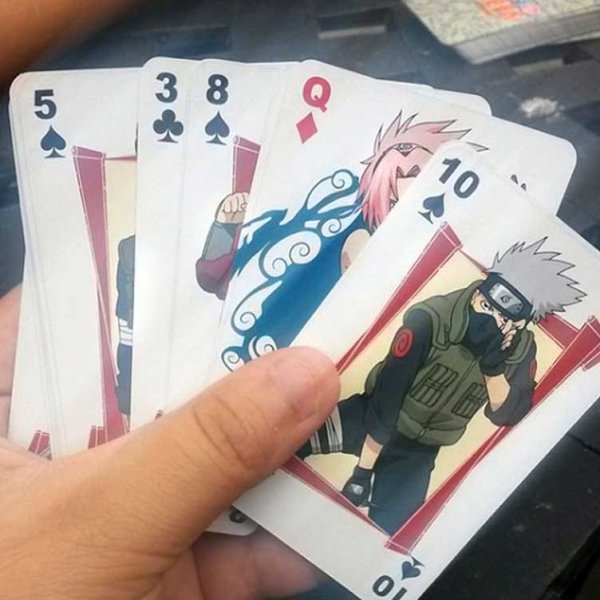 Игральные карты в стиле Наруто
