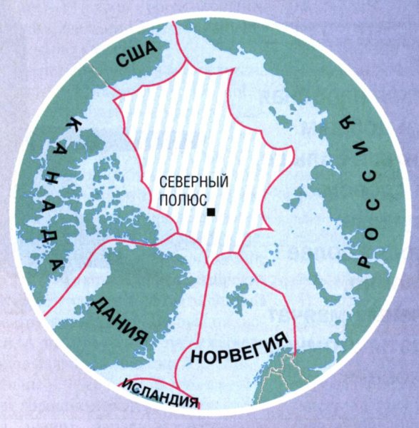 Арктика на карте