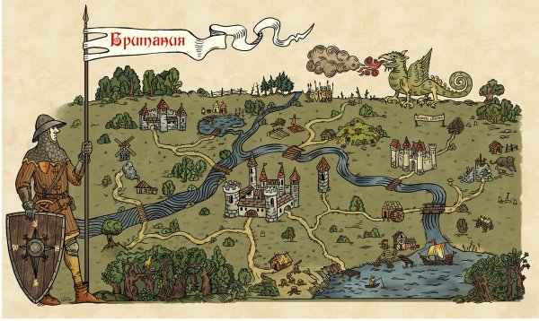 Карта средневековья