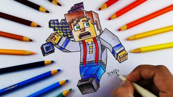 LEGO цветные карандаши