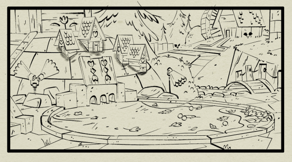 Gravity Falls карта города