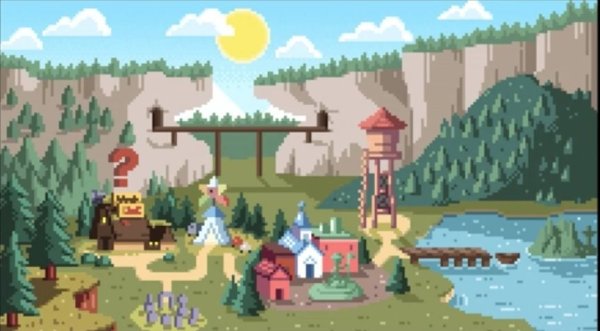 Гравити Фолз пиксельная игра
