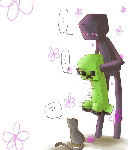 Minecraft ЭНДЕРМЕН И КРИПЕР
