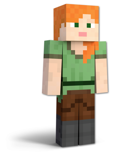 Minecraft Стив и Алекс