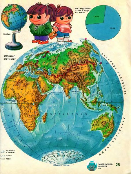 Географический атлас мир и человек 1988