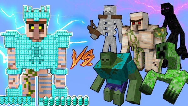 Minecraft Mutant Iron Golem