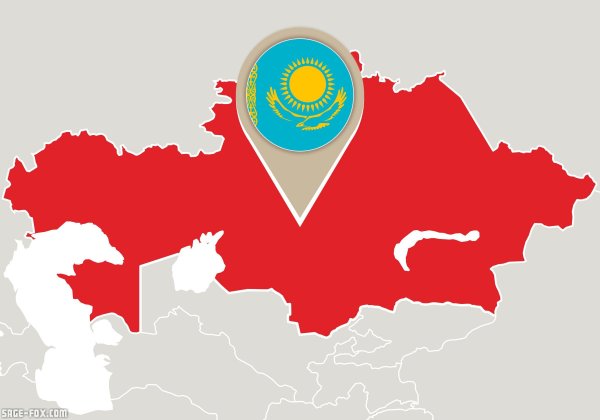 Казахстан на карте мира