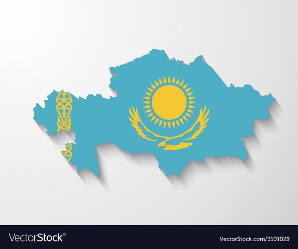 Флаг Казахстана вектор