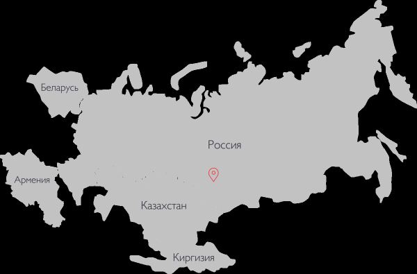 Карта СНГ И России