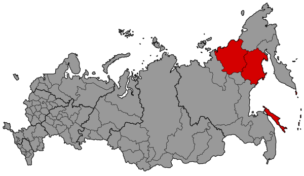 Карта России СВГ