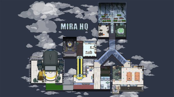 Амонг АС карта Mira hq в майнкрафт