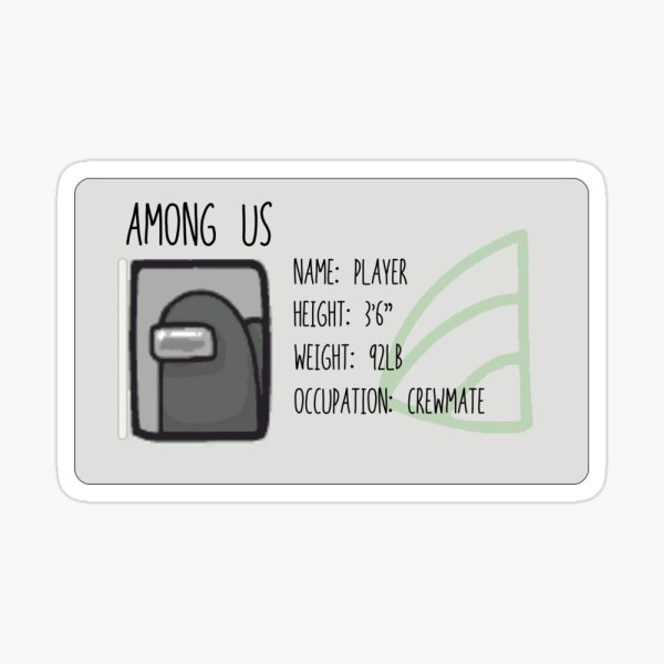Задание с карточкой among us