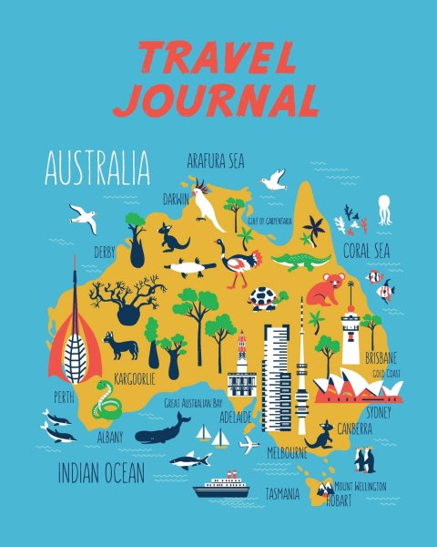 Australia Map for Kids