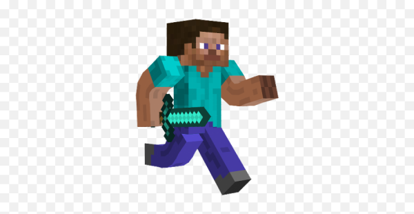 Minecraft Стив сбоку