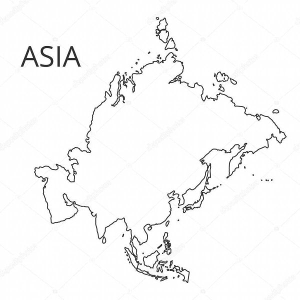 Карта Азии
