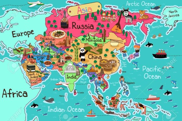 Достопримечательности Азии на карте