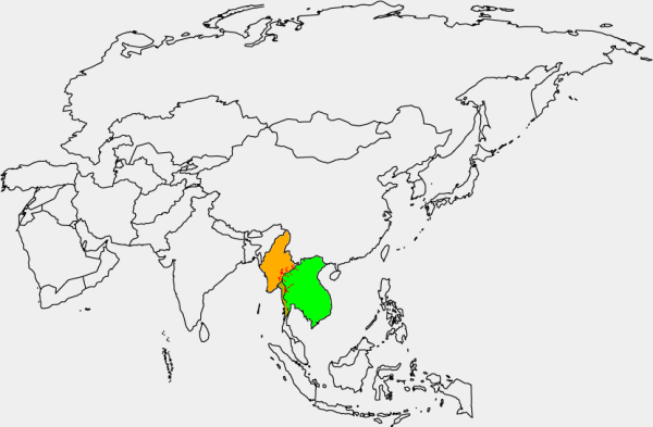Карта Евразии для раскрашивания