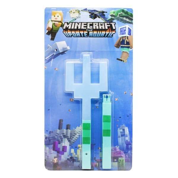 Игрушечный трезубец из МАЙНКРАФТА