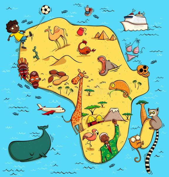 Путешествие по Африке для дошкольников