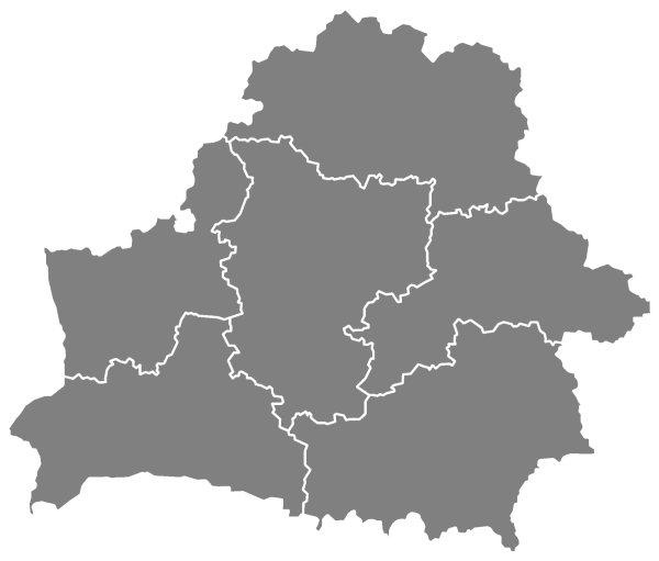 Карта Беларуси вектор