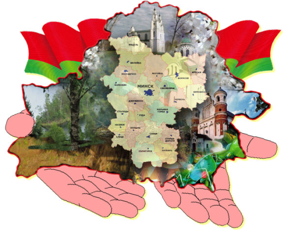 Карта Беларуси для детей
