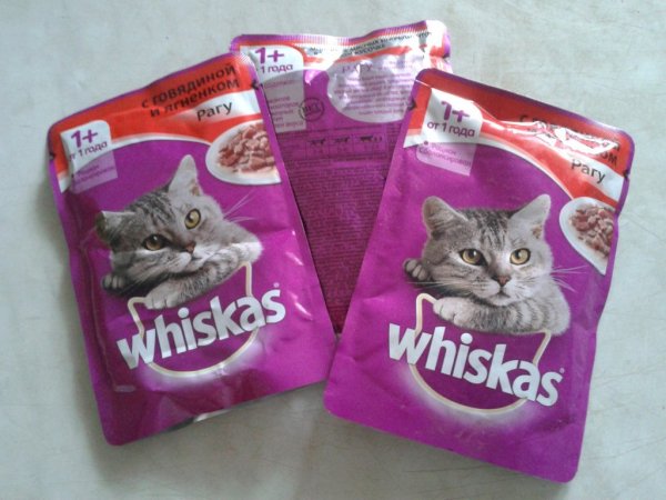 Whiskas говядина и ягненок рагу