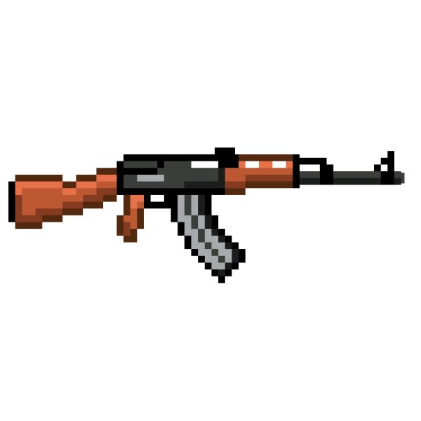 Пиксельный автомат ak47