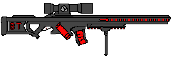 Снайперская винтовка Pixel Art