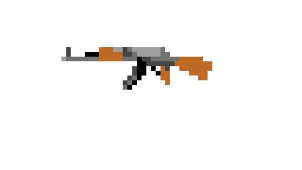 Пиксельный автомат ak47