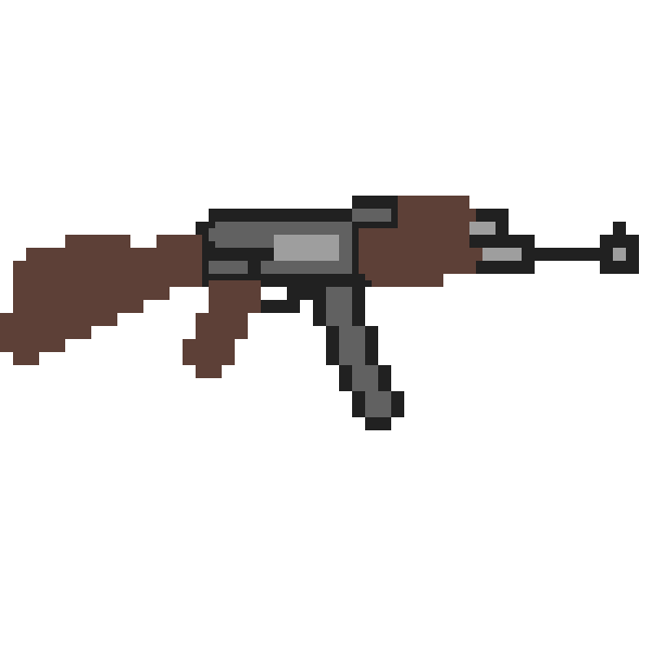 Пиксельный автомат ak47
