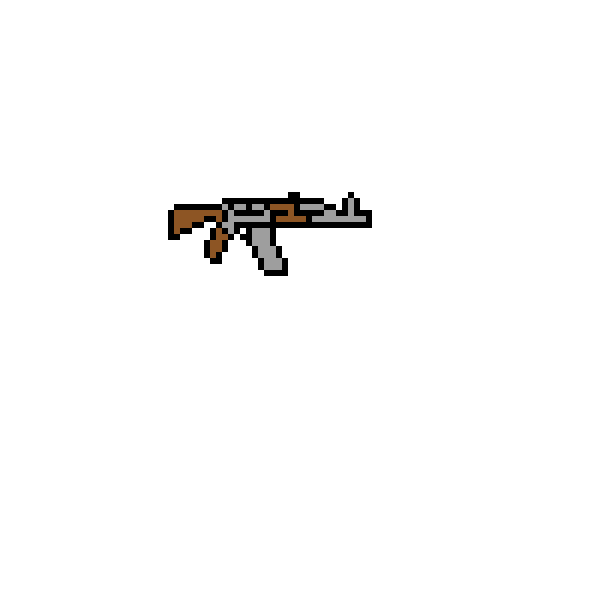 AK 47 пиксель арт