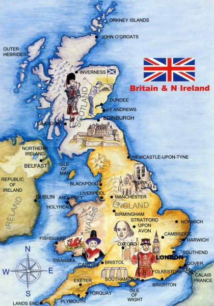 Great Britain карта