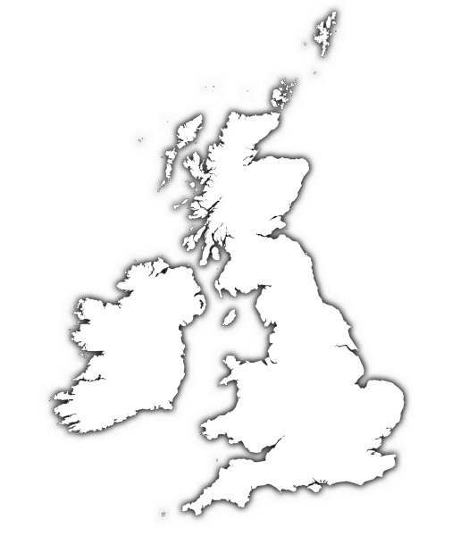 Great Britain Map контурная карта