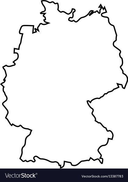 Карта Германии для детей