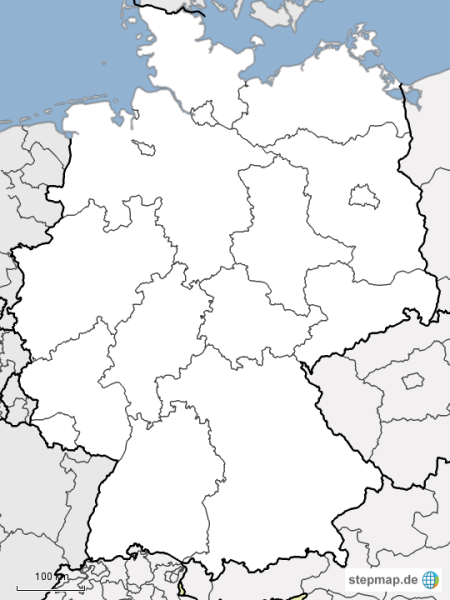 Карта Германии Deutschland