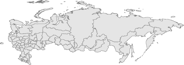 Контурная карта СНГ