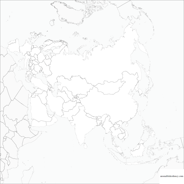 Политическая карта Евразии