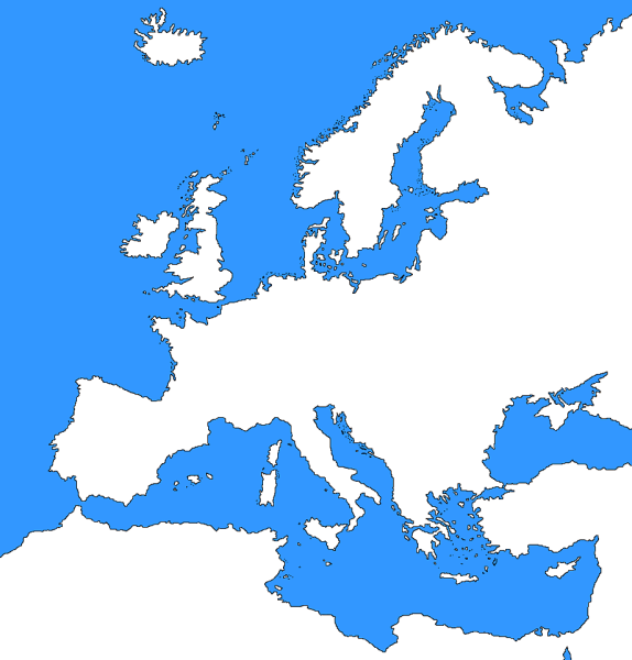 Карта Европы маппинг